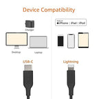 Amazon Basics USB-2.0 Type C to Lightning Cable, 3 Feet - Image 2