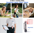 CAZOKASI Rechargeable Strong Wind Handheld Fan - Image 3