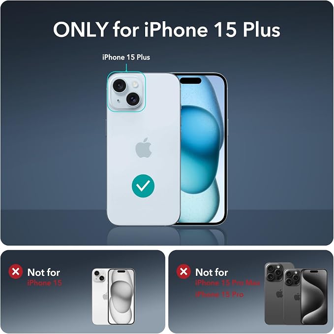 ESR 3+2 Pack for iPhone 15 Plus Screen Protector, Full Coverage Ultra-tough - Image 9