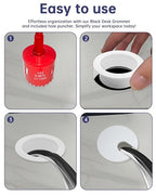 1-3/8 in. Hole Saw with 10PCS White Desk Grommet - Image 4