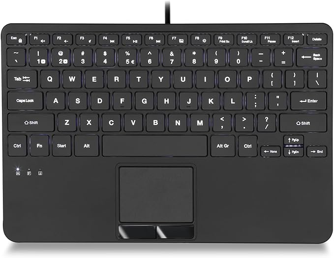 Perixx PERIBOARD-425 US Wired Mini USB Keyboard by PerixxComputerGmbH