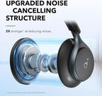 Soundcore by Anker, Space One, Active Noise Cancelling Headphones, 2X Stronger - Image 2
