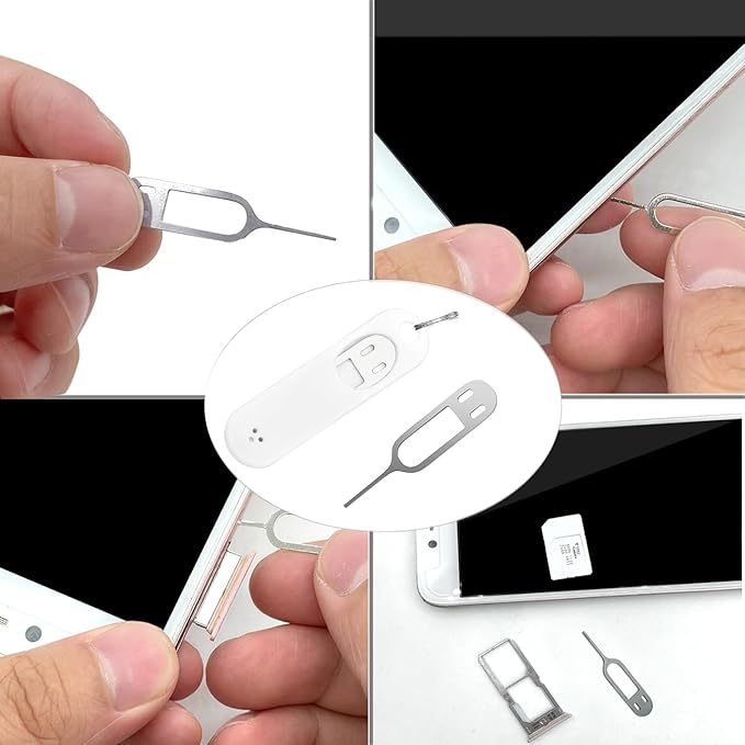 6 Pack SIM Card Removal Tool, Sim Card Tray Opening Tool Eject Pins Needle - Image 4