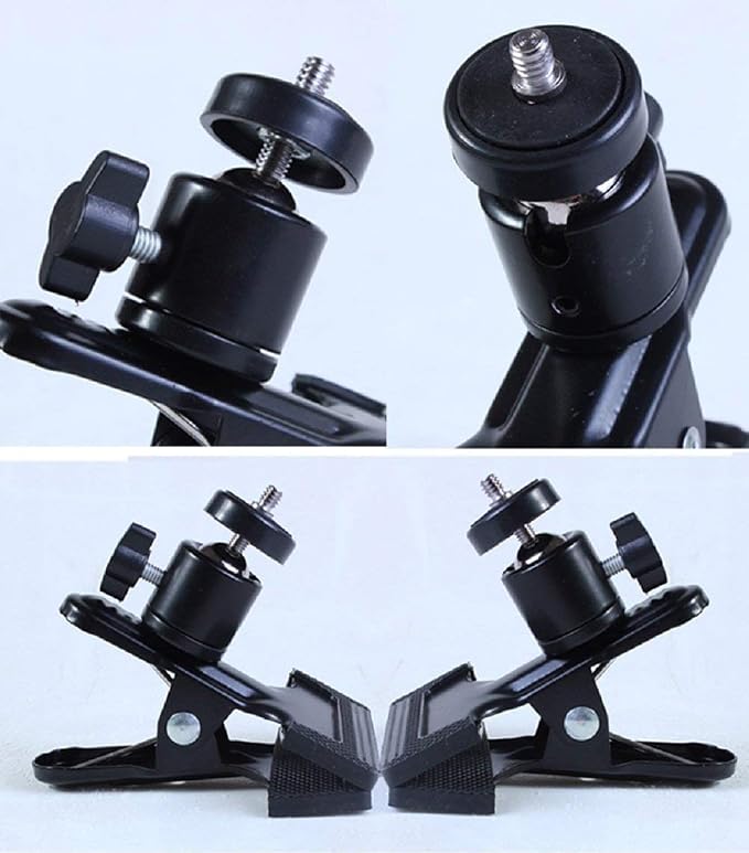 SLOW DOLPHIN Tripod Clip Clamp Mount Flash Reflector Holder - Image 3