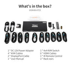 TESmart Quad Monitor HDMI+DP MST KVM Switch 4 Monitors 4 Computers 4K@60Hz - Image 9