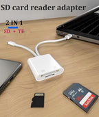 iPhone SD Card Reader, 4 in 1 Cameras SD Reader - Image 6