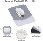 MOSISO Wrist Rest Support for Mouse Pad&Keyboard Set, Rectangular Ergonomic - Image 3