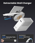 Gitryin 1 Lightning Retractable Wall Charger and 12-in-1 Desktop Charging - Image 4