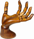 Wooden Hand, Wooden Mannequin, Antique Finish Wood Hand, Hand Model by Unknown
