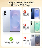Slim Thin for Samsung Galaxy S25 Edge Case, Compatible - Image 2