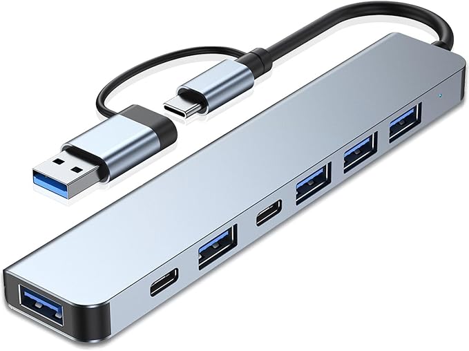 VIENON Aluminum USB C & USB Hub 7-in-1 by vienon