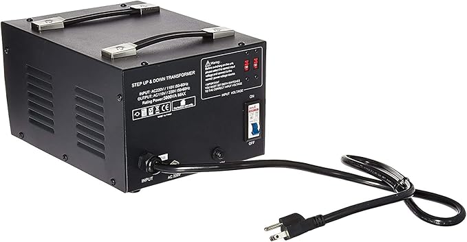 LiteFuze LT Series 5000 Watt Voltage Converter Transformer Step Up/Down - 110v - Image 3