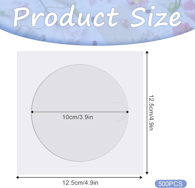 500 PCS Paper CD Sleeves DVD Paper Sleeves Envelope Holder - Image 2