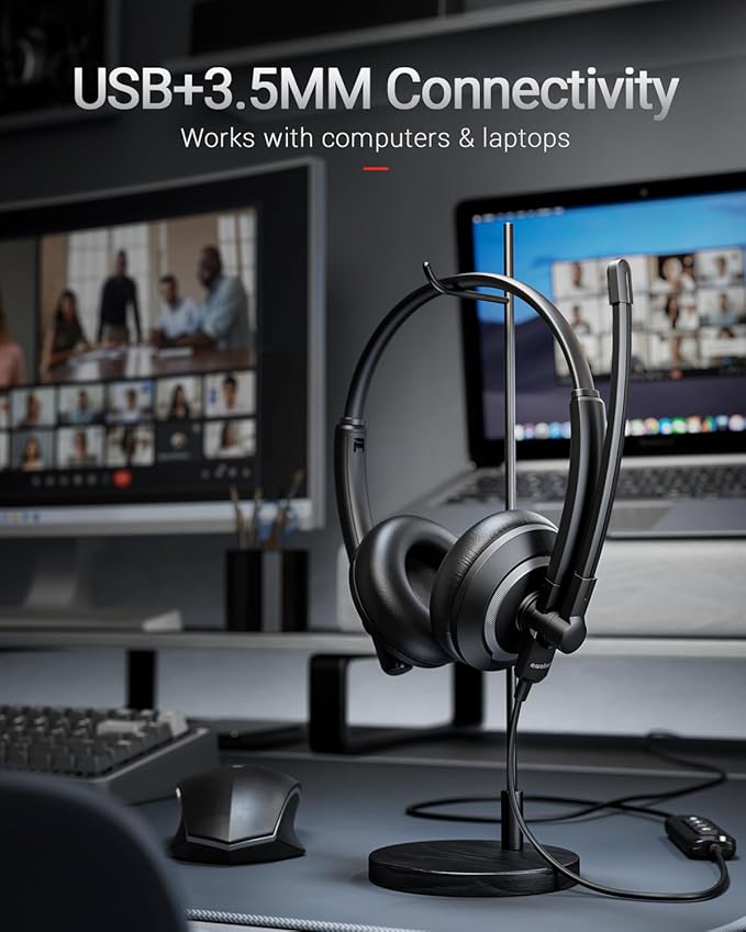 Computer USB Headset with Microphone - Image 7