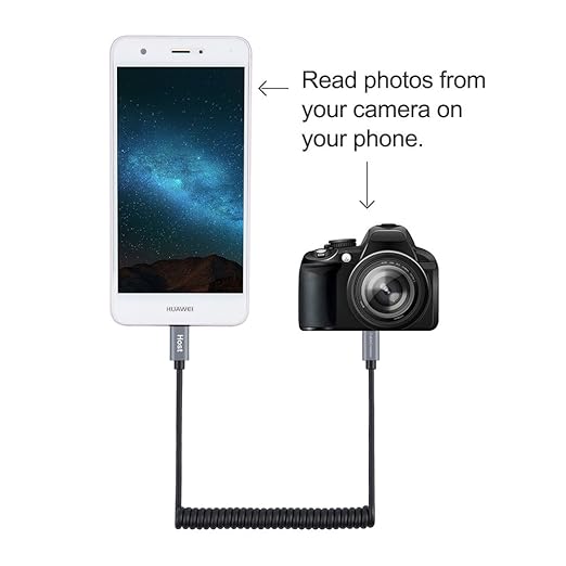 CableCreation Micro USB to Micro USB Coiled Cable 0.56ft to 4ft, Coiled Micro - Image 5