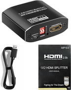 1x2 HDMI Splitter, HDR 4K@60Hz HDMI spliter 1 in 2 Out, Supports HDMI 2.0 - Image 7