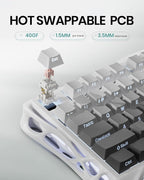 GravaStar Mercury K1 75% Wireless Mechanical Gaming Keyboard, Aluminum Alloy - Image 5