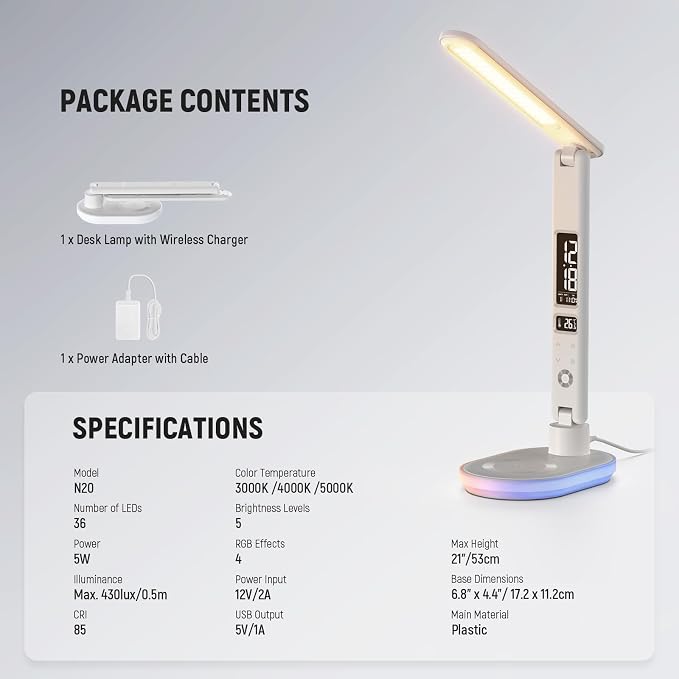 NEEWER Entry Level Version LED Desk Lamp - Image 8