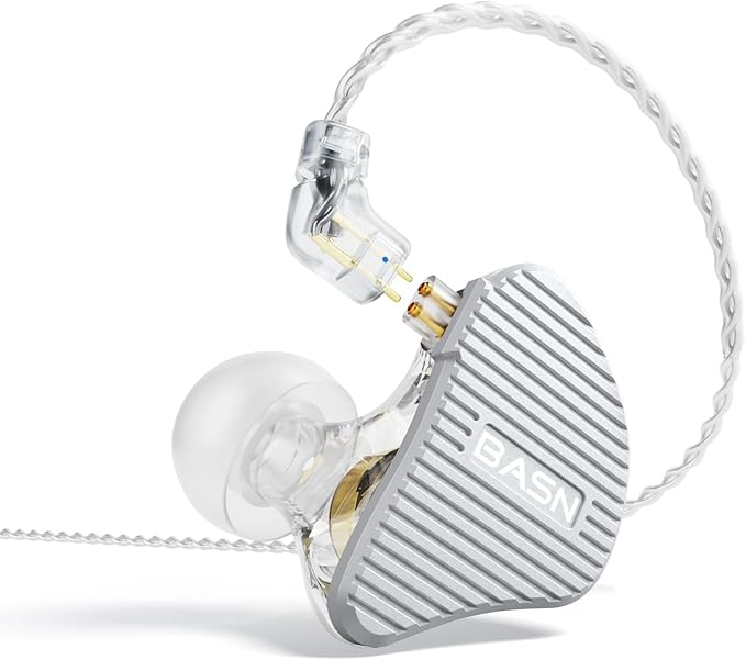 BASN Mix-PD in Ear Monitor, 1Planar Driver + 1Dynamic Driver HiFi IEM Earphones by BASNAudio