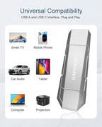 64GB USB C Flash Drive Up to 450MB/s USB 3.2 Solid State Thumb Drive Type-A + - Image 5
