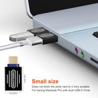 4-Pack USB C to USB Adapter, Thunderbolt 3 Male to USB 3.0 Female OTG Adapter - Image 4