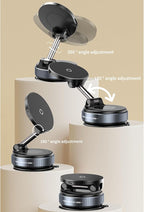 Spinning Vacuum Magnetic Phone Holder 15W Fast Wireless Charger - Image 3