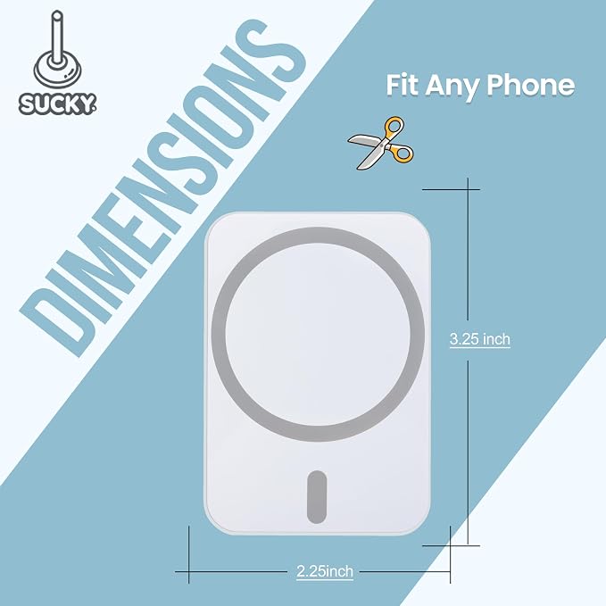 SUCKY Silicone Suction Phone Case Adhesive Mount - Image 7