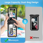 Niveaya Double Space Waterproof Phone Pouch - Image 4