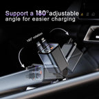 4 in 1 Retractable Car Charger, 69W Car Charger USB C, Cigarette Lighter Adapter - Image 4
