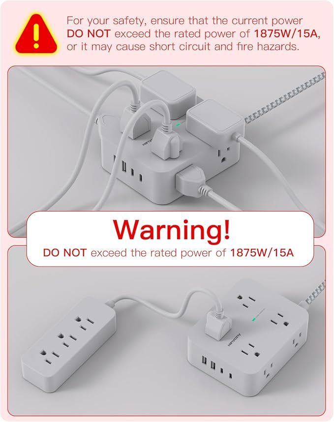 Surge Protector Power Strip - Image 8