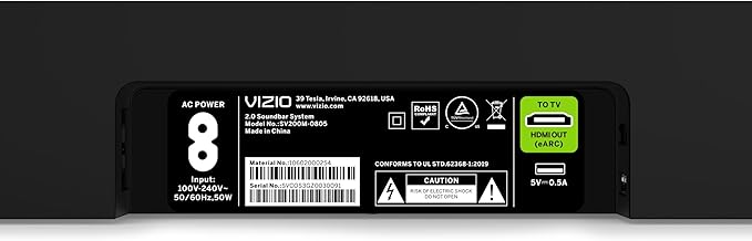 VIZIO 2.0 Soundbar w/Dolby Atmos & DTS:X, QuickFit™ Compatible – SV200M-08 - Image 19