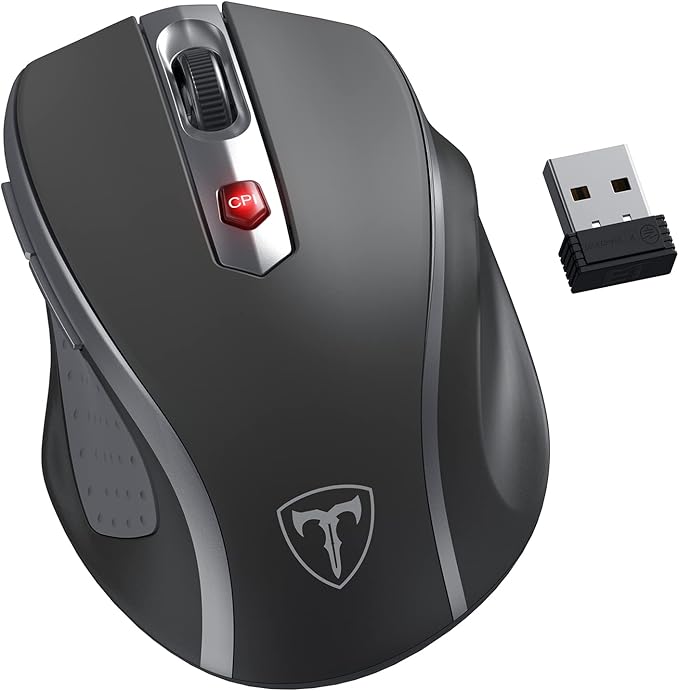 Wireless Mouse, D-09 Computer Mouse USB Cordless Mice by HOTWEEMS