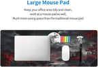 Extended Gaming Mouse Pad, Large Desk Mat XL Anime Mouse Pad Waterproof - Image 6