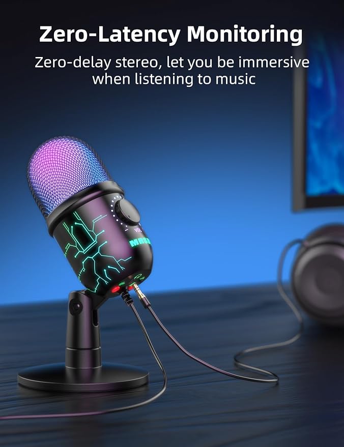 MRSDY Gaming Microphone, USB Computer Microphone - Image 6