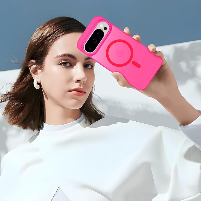 Magnetic for Google Pixel 9 Pro XL Case, Shockproof Slim Translucent Matte - Image 7