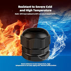 Cable Gland 2 Pack 1 1/4" NPT Waterproof Adjustable Connector Strain Relief - Image 3