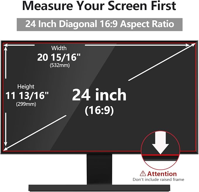 Computer Privacy Screen Protector 24 Inch - Image 2