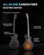Enya Electric Guitar Jack Signature Sonic JT Smart Electric Carbon Fiber - Image 2