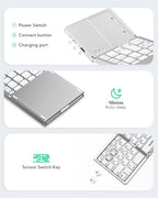 Samsers Multi-Device Foldable Bluetooth Keyboard - Image 6