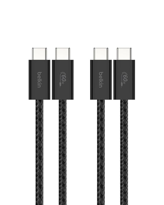 Belkin USB C to USB C Cable 2-Pack, 60W by Belkin