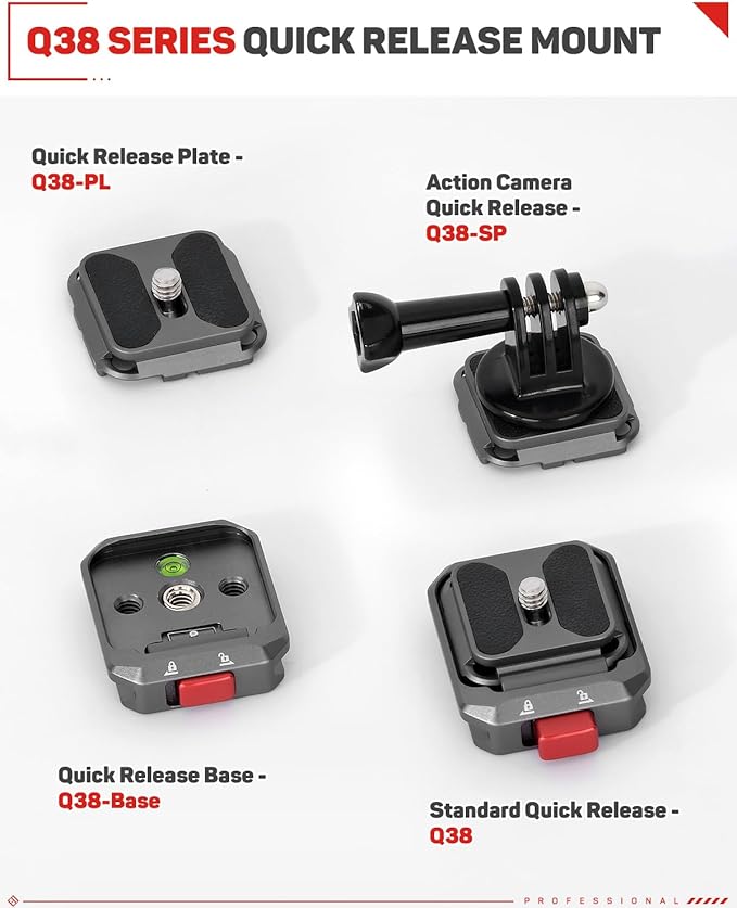 IFOOTAGE Q38-PL Quick Release Plate, Camera Quick Release Plate, Tripod Mount - Image 4