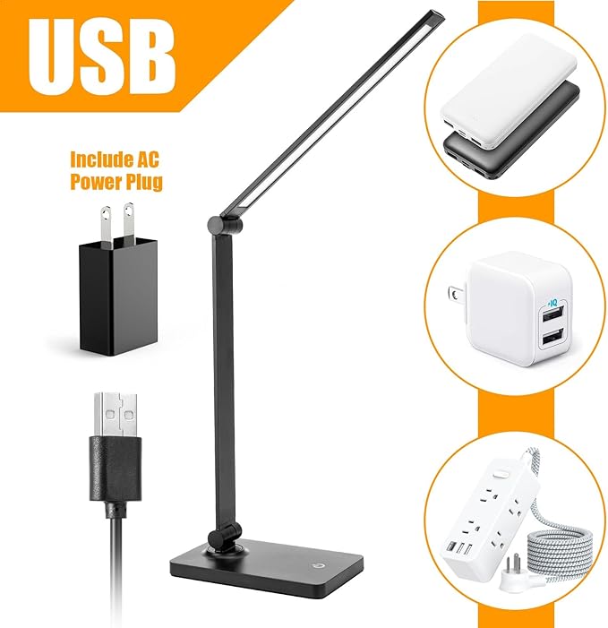 Desk Lamp LED Desk Lamps Eye-Caring Desk Lamps Lamps Dimmable Office Lamp - Image 7