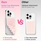 Silicone Suction Cup Phone Case Mount Double Sided, Phone Accessories - Image 4
