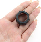 Maxmoral 16PCS Black Plastic Tightening Nut Ball Joint Fixing Adapter Head - Image 4
