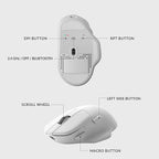 Keychron M7 Wireless Computer Mouse, 26K DPI Optical Computer Mouse, 2.4 - Image 8