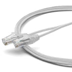 TRUECABLE Cat6 Component Rated Patch Cable, Unshielded, 28AWG Solid Copper by trueCABLE