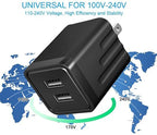 iPhone Fast Charger, iPhone Charger Fast Charging 2Pack Dual Port USB Wall - Image 5