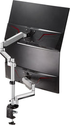 AVLT Dual 17"-32" Stacked Monitor Arm Desk Mount - Image 8
