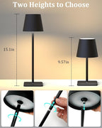 Cordless Table Lamp Rechargeable Lamps: 6000mAh Battery Operated Table Lamp - Image 5