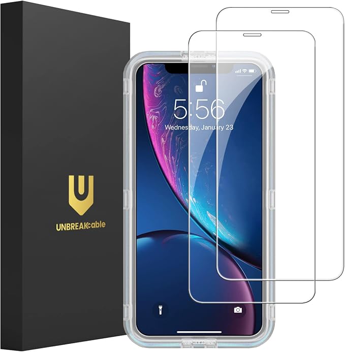 UNBREAKcable Screen Protector for iPhone 11/iPhone XR, Double Shatterproof by UNBREAKcable